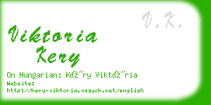 viktoria kery business card